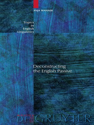 cover image of Deconstructing the English Passive
